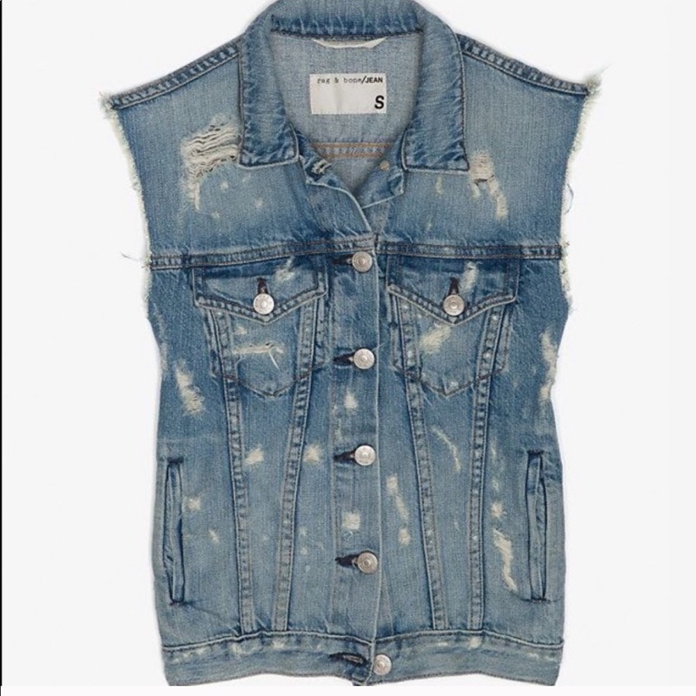 Rag & Bone Denim Vest